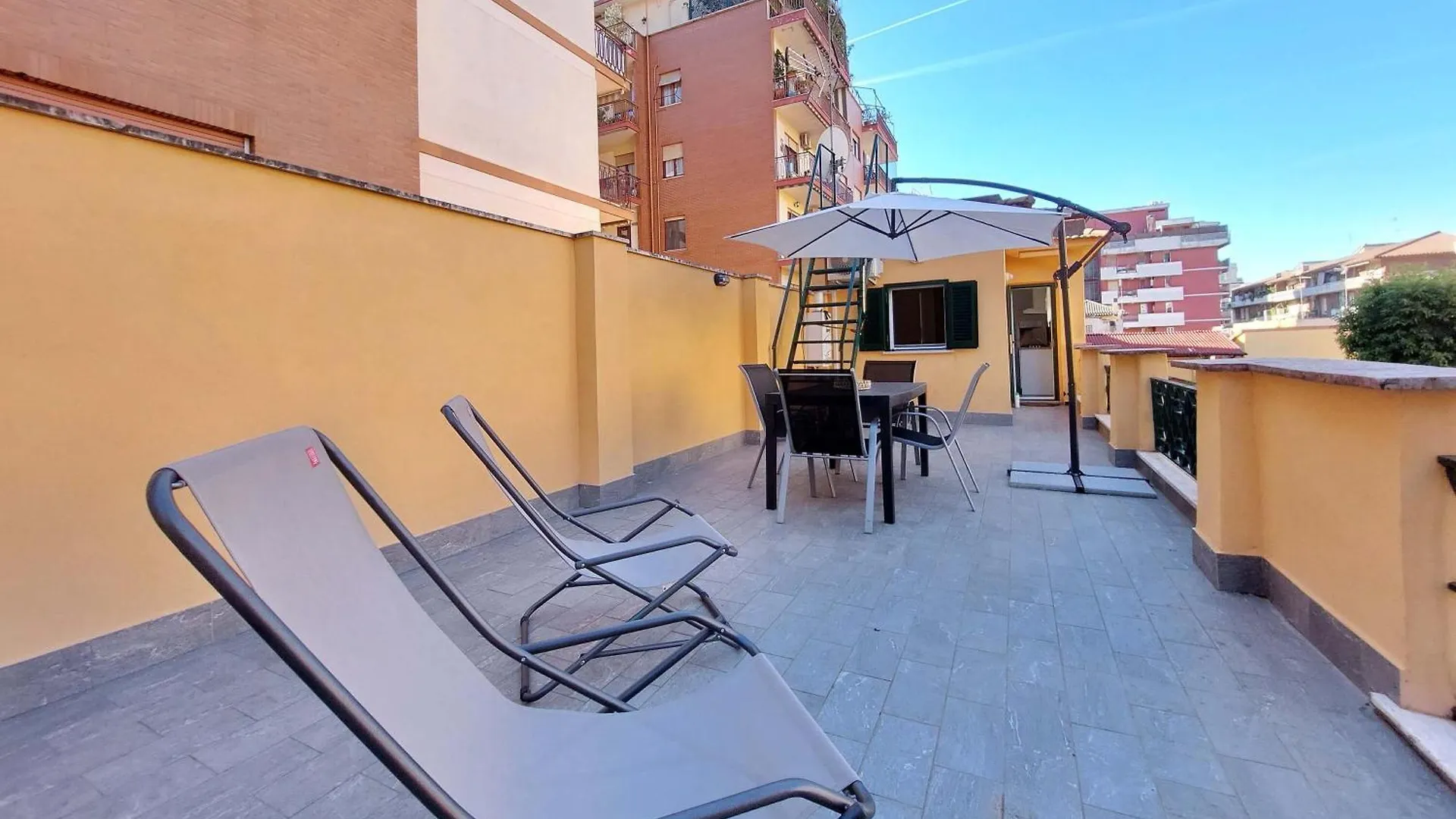 Mantellini Terrace Duplex Apartment Rome Italy
